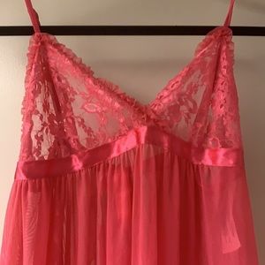AVON babydoll set - SIZE L fuchsia